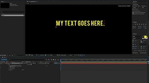 Change Text with Expression After Effects Tutorial