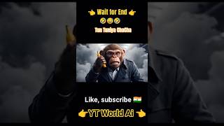 Monkey Vlog: Tun Tuniya Chacha Ka Entry 😂 | Funniest Monkey Video Ever! | #shorts #monkeyvlog