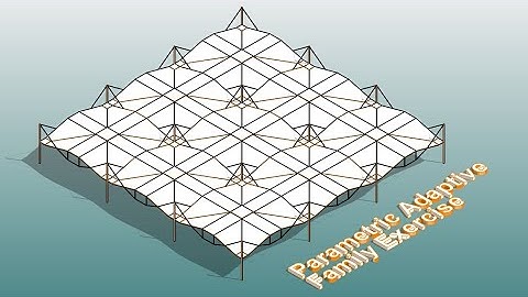 Everyday Revit (Day 420) - Parametric Adaptive Family Exercise