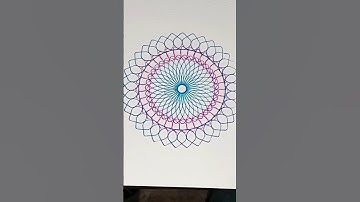 131MD. Amazing Spirograph pattern