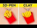 3D-PEN VS. POLYMER CLAY || Cool Repair Tricks, DIY Jewelry And Mini Crafts To Save Your Money