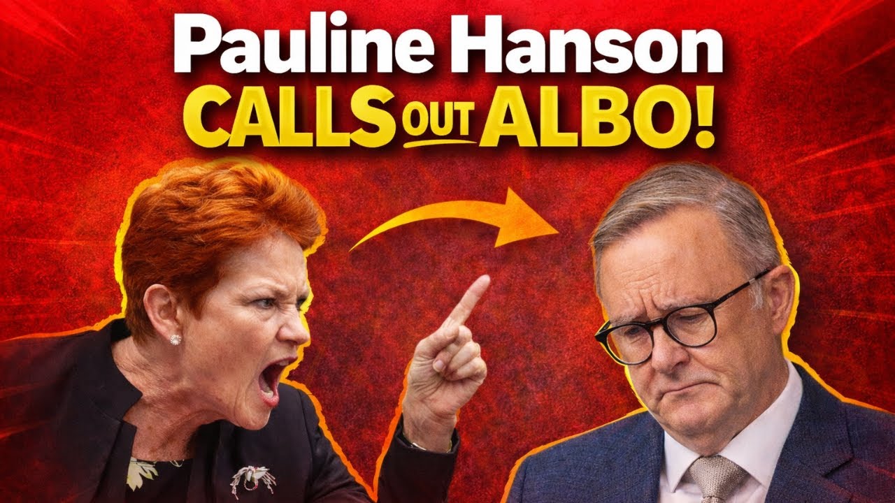 Pauline Hanson UNLEASHES on Anthony Albanese