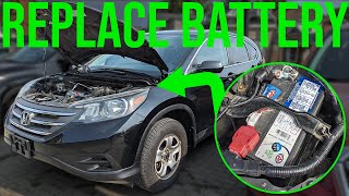 How to [EASILY] Replace the Battery  Honda CRV (20122016)