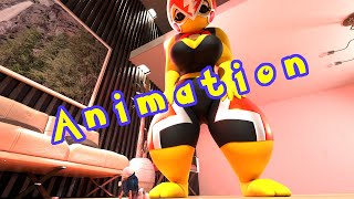 Pikachu Libre used Stomp! (Giantess Pokemon Animation)