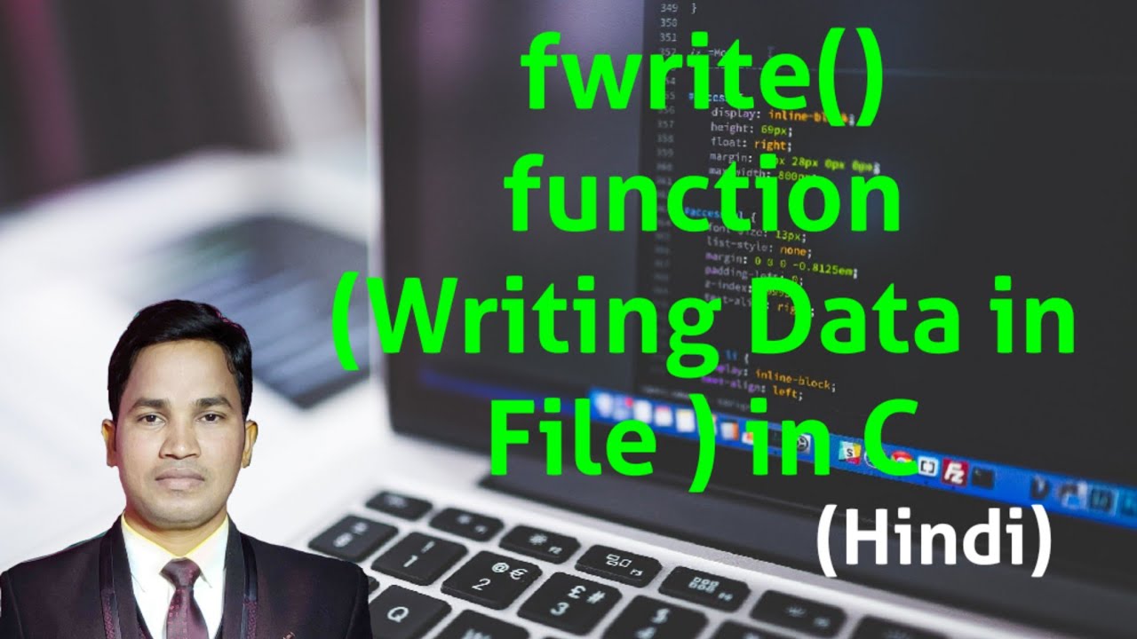 fwrite  New 2022  fwrite in c | fwrite function in c | writing data in file using fwrite function in c |
