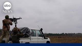 Inside drone defense training facility in northern Ukraine