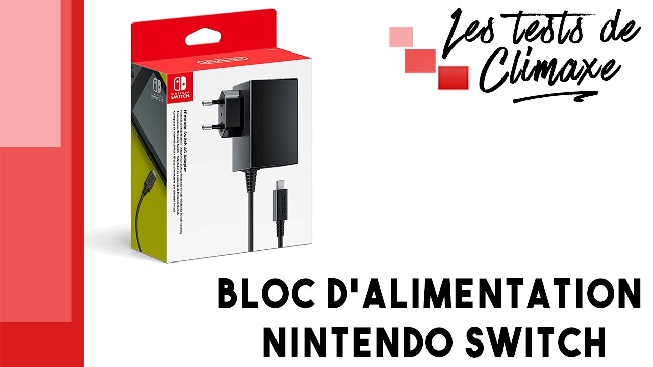 Test du bloc d'alimentation officiel Nintendo Switch 