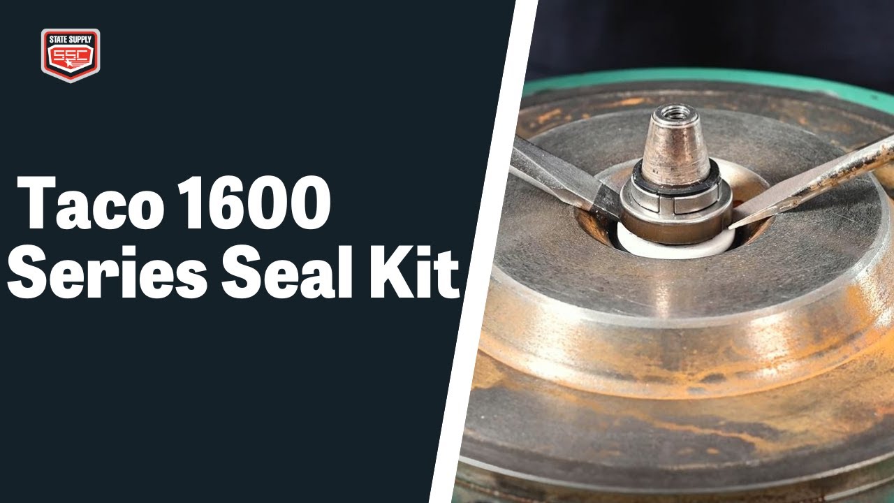 How to Replace a Seal Kit on a Taco Pump 1600 Series (1632E) YouTube