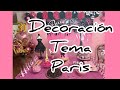 Decoración Tema Paris / Paris Birthday Decoration