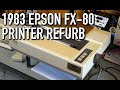 Refurbished Epson FX80 Dot Matrix Printer – Reliable & Affordable 🖨️