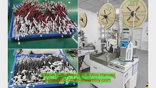 how to join coaxial cable with connectors I-PEX micro coax cable PTFE jacket high temp wiring harnes