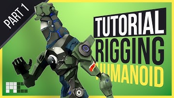 Rigging Humanoid Mech - 3ds Max CAT Tutorial (Part 1/3)