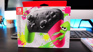Splatoon 2 Edition Custom Nintendo Switch Pro Controller Unboxing