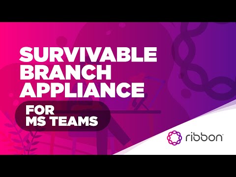 Survivable Branch Appliance (SBA) for Microsoft Teams