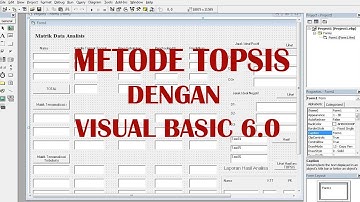 METODE TOPSIS DENGAN Visual Basic 6.0