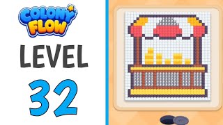Colony Flow Level 32 Solution Walkthrough 