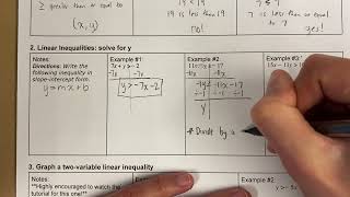 Linear Inequalities: solve for y Free Hack For Solving Linear Inequalities With Ease