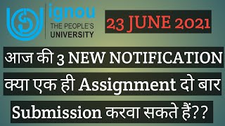 Ignou 23 June 2021 Exam Tips Previous Years Question Papers Assignment Submission
