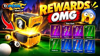 8 Ball Pool – INSANE Rewards! What Did I Get? 😱 King Cue and Queen Cue Pieces 😍 Gambit Season screenshot 1