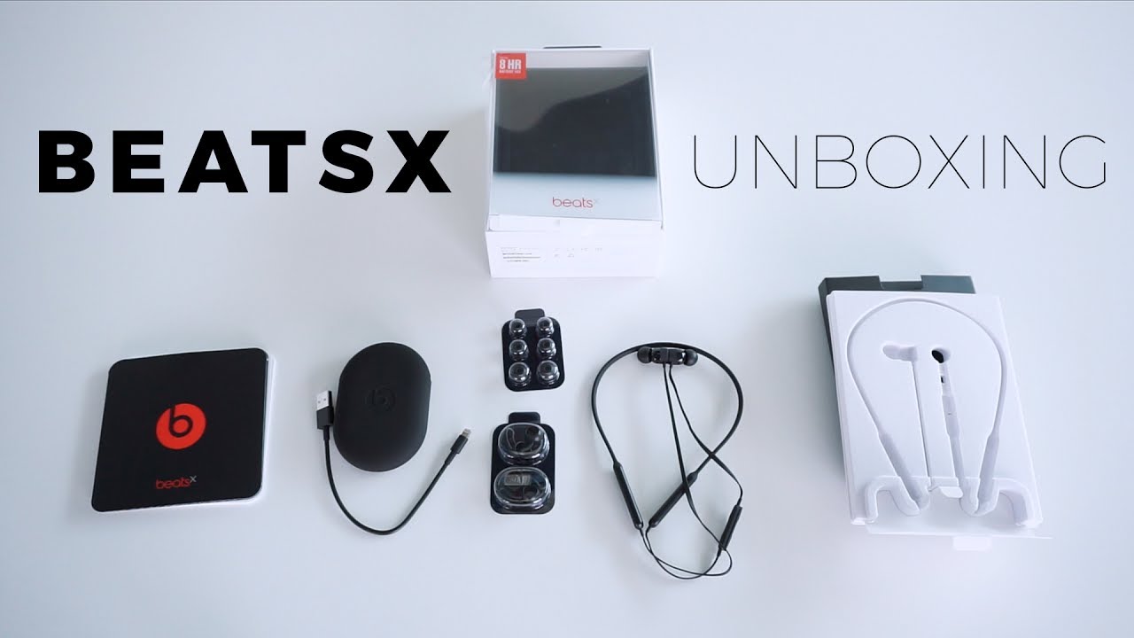 BeatsX Headphones Unboxing Video - YouTube