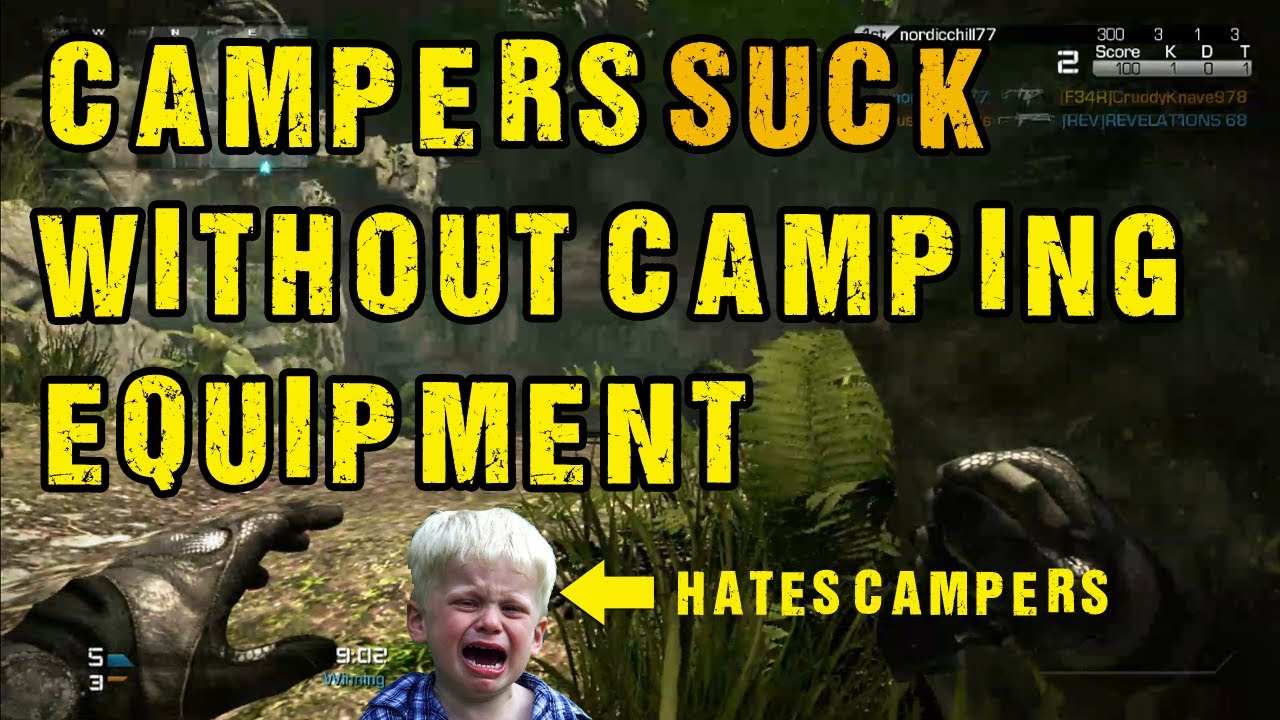 Call Of Duty Ghosts:  Campers SUCK without camping equipment!