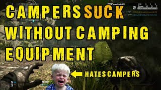 Call Of Duty Ghosts:  Campers SUCK without camping equipment!