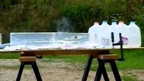 Clear Ballistic Gel   Smoking