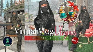 One Winter in Second Life ❄️ Unexpected Avatar Encounters & Age Secrets | Vlogmas Day 2