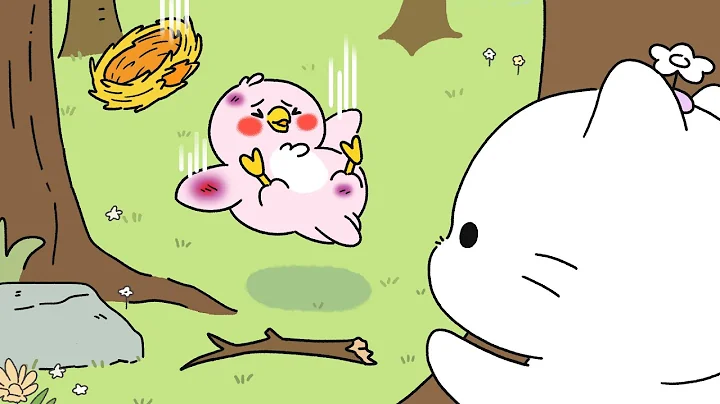 treating an injured bird | ASMR Animation