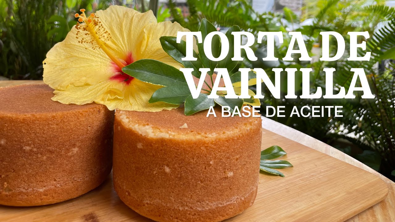 LA MEJOR TORTA DE VAINILLA DEL MUNDO: SUAVE HÚMEDA Y FÁCIL 