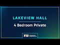 FIU Lakeview Hall Room Tour: 4 Bedroom Private