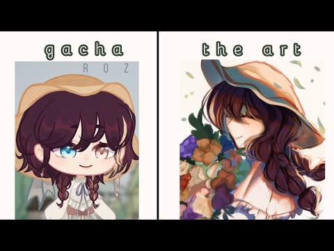 {Drawing random talented gachatubers😳😳} fanart for @rozetaa 😍 {speedpaint)