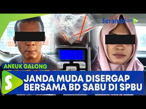 Janda Muda Disergap Bersama Bandar Sabu di SPBU Aneuk Galong Aceh Besar