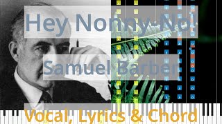 Hey Nonny-No, Chord Lyrics, Samuel Barber, Synthesia Piano