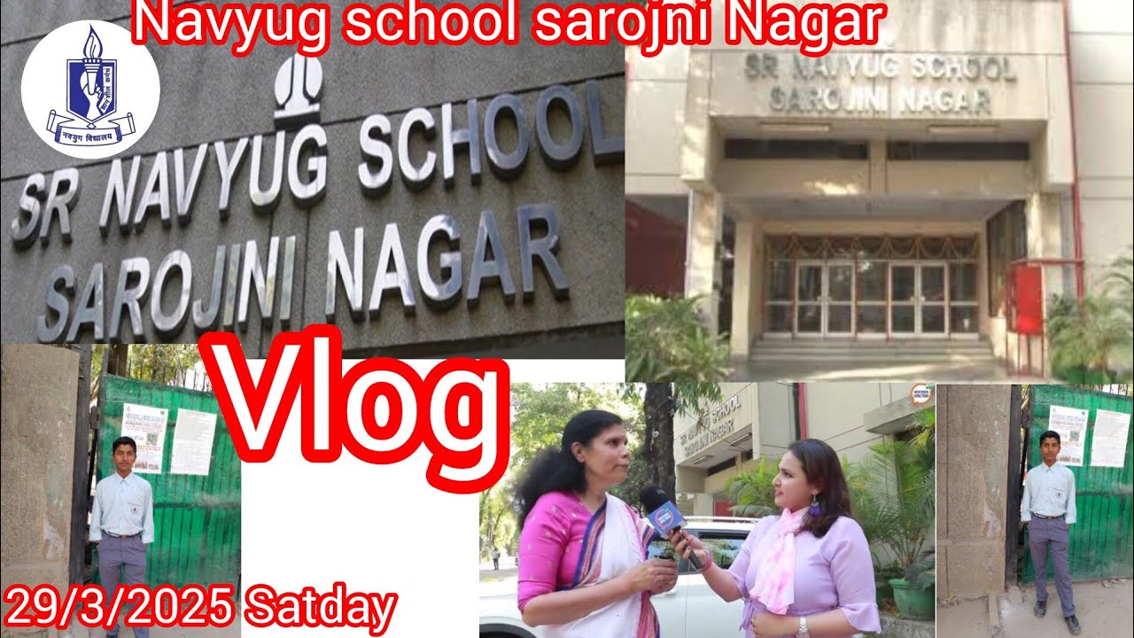 Navyug school Sarojni Nagar vlog result Day 29 3 march 