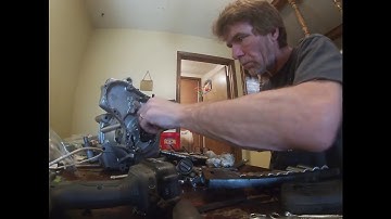 Norton Commando 750cc part #7 timing chain oil pump removal