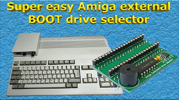 Amiga external drive BOOT mod - very easy and soldering free!