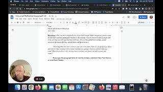 VMS ELA6 Future Self Reflection Writing Directions