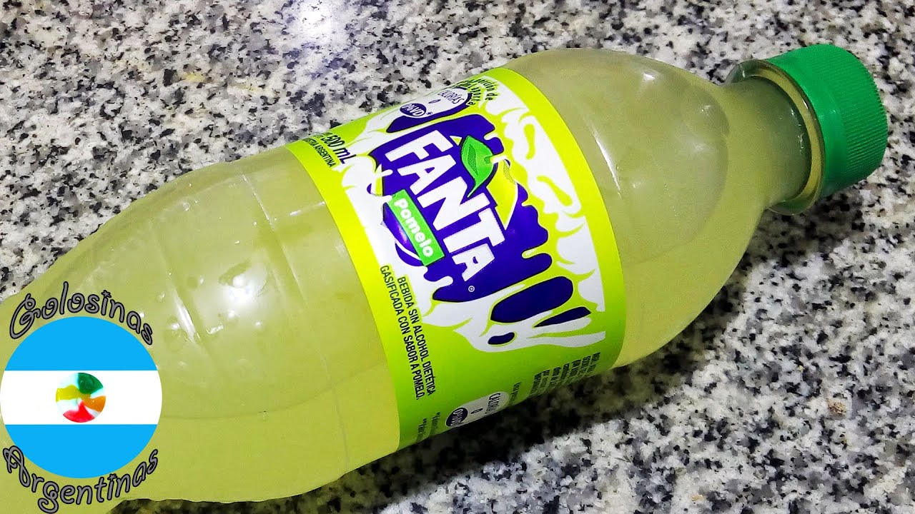 Fanta Pomelo Gaseosa 0 Calorías Sin Azúcar Etiqueta Halloween 2022