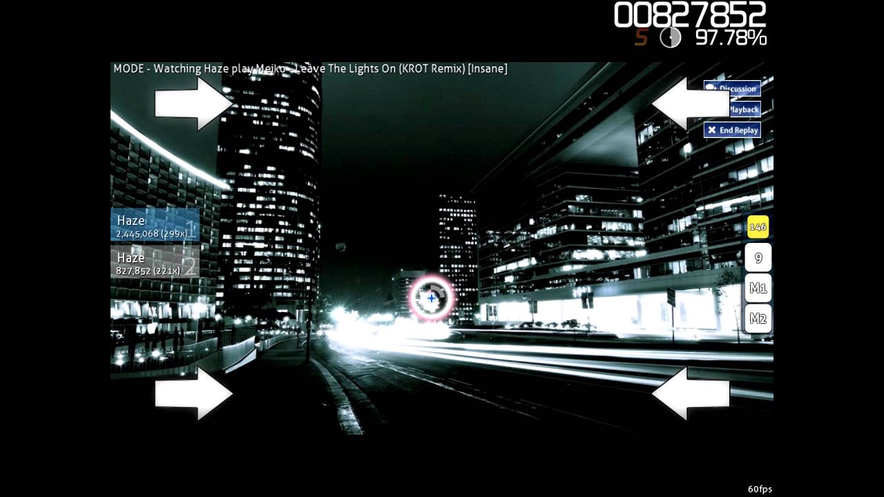 [osu!] Meiko - Leave The Lights On (KROT Remix) (Haze)