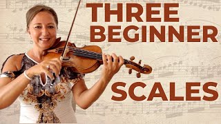 Beginner Violin Scales for Adult Learners | A, D & G Major (Step-By-Step)