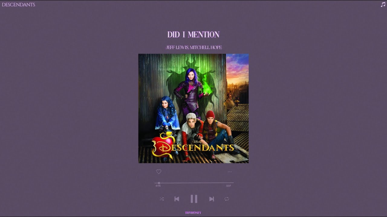 descendants - did i mention (sped up + reverb)