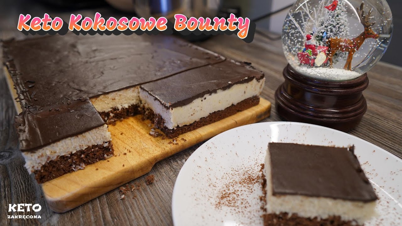 KETO Ciasto Kokosowe Bounty