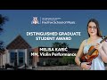 Melisa Karić - Distinguished Graduate Student Award