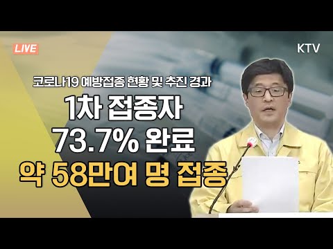 1차 접종자 73.7% 완료 약 58만여 명 접종｜코로나19 예방접종 현황 및 추진 경과 브리핑 (21.3.13.)