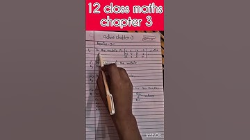 12th class maths chapter 3 exercise 3.1 #shorts