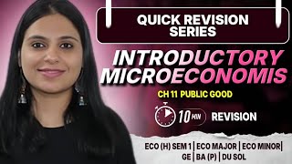 Ch 11: Introductory Microeconomics Sem 1 Revision | Principles of Microeconomics | Eco(H) | Major
