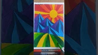 Easy Creative Abstract Drawing #shorts #shortsfeed #creative #satisfyingvideo #abstractart #yt