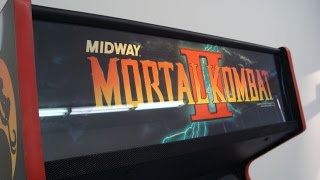 Mortal Kombat Ii Coin Operated Arcade Cabinet Original, Full Size Machine, Not The Cardboard One