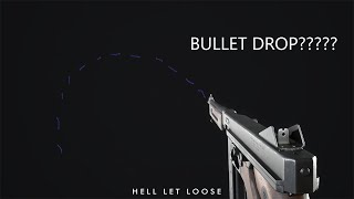 Hell let loose, Do weapons have any bullet drop ???